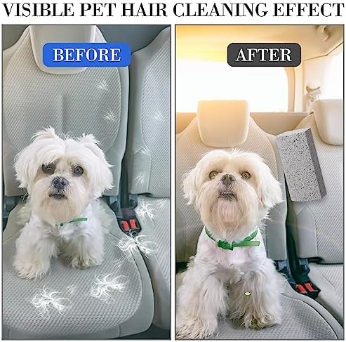 Loopeer 2 Pcs Pet Hair Remover Pumice Stone, 3.74 x 2 x 1.6 in - Image 4