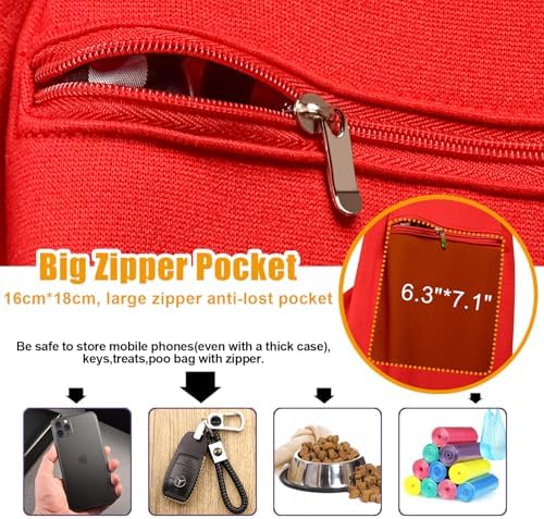 Tomkas Small Dog Cat Sling Carrier Puppy Purse Travel Wrap Soft Crossbody Pet - Image 2