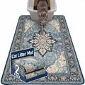 Hompet Cat Litter Mat 2 Pack, 36x60 Large Machine Washable Trapping Mats by Hompet