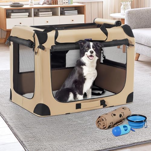 Petprsco Portable Dog Crates for Medium Dogs - Image 5