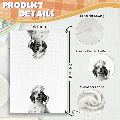 Dog Kitchen Towels Decor Set of 2 - Image 6