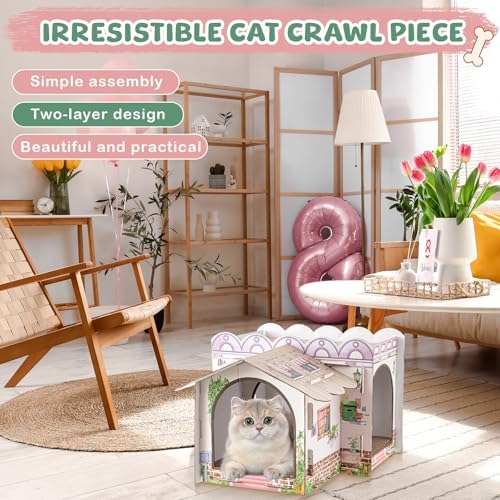 2 Story Cardboard Cat House - Image 6