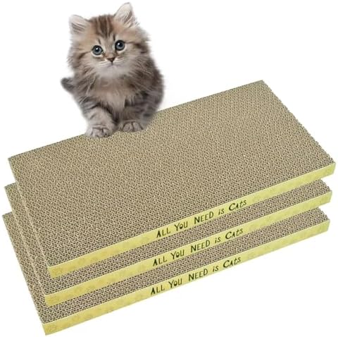 AccEncyc Cardboard Cat Scratcher Pads Cat Scratching Board by Unknown