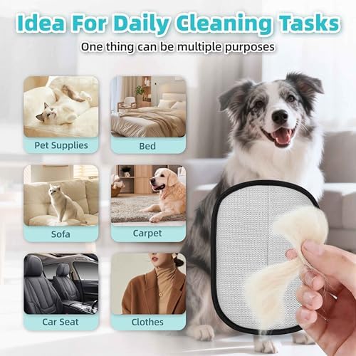 Pet Hair Removal Glove, Electrostatic Pet Hair Remover - Image 3