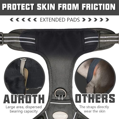 AUROTH Tactical Dog Harness Medium Sized Dog No Pull Adjustable Dog Vest - Image 4