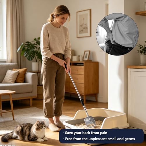 Cat Litter Scoop, Metal Litter Scooper - Image 5