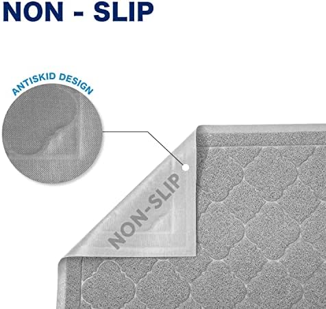 WePet Cat Litter Box Mat, Kitty Premium PVC Pad, Durable Trapping Rug, - Image 3