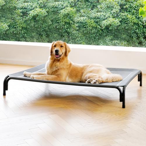 Elevated Dog Bed Outdoor Cooling Raised Cot by DOPEDIO