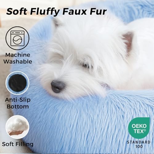 Calming Round Dog Bed & Cat Bed - Image 3