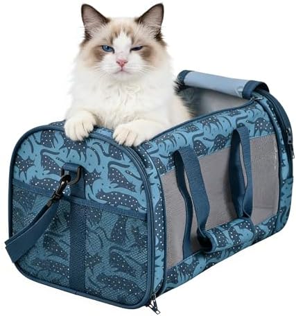 Soft-Sided Kennel Pet Carrier, Airline Approved Travel Handbag by GOOPAWS