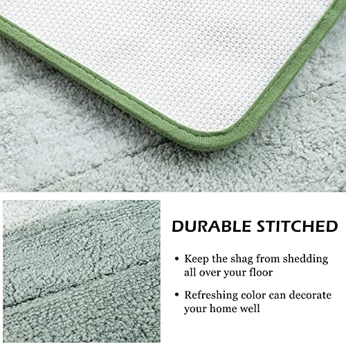 Kmson Ombre Bath Mat for Bathroom, Non Slip Ultra Soft and Thick Water - Image 2