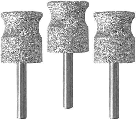 Diamond Rotary Dog Nail Grinder Bits 3PCS, Diamond Dremel Bits Grinder Head by BeQell