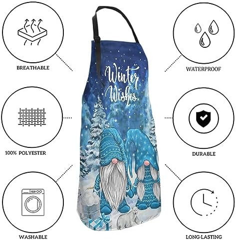 Giwawa Apron Unisex Resistant 33 x 28 inches - Image 6