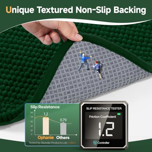 Ophanie Green Door Mat 28x18, Muddy Mats - Image 3
