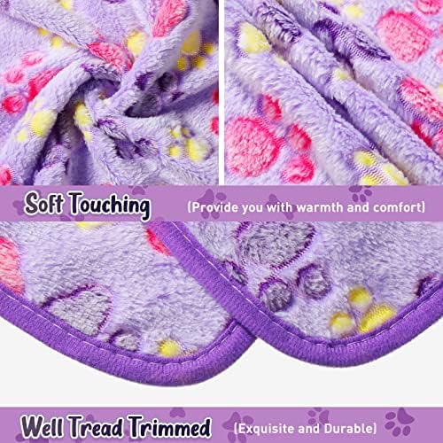 Tatuo 4 Pcs Fleece Dog Blankets - Image 2