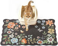 Cat Litter Mat, Traps 100% Litter by YOSEPATI