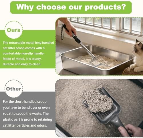 XBX Long Handle Cat Litter Scoop - Image 2