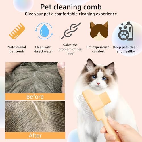 TemApex 2PCS Pet Comb for Dogs & Cats - Image 3