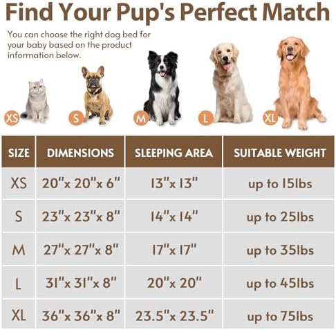 JOLLYVOGUE Calming Dog Bed Medium Size Dog, Anti-Anxiety Donut Medium Pet Bed - Image 6