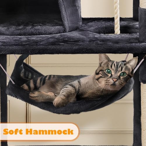 Yaheetech 62.5inches Cat Tree Cat Tower Cat Condo - Image 6