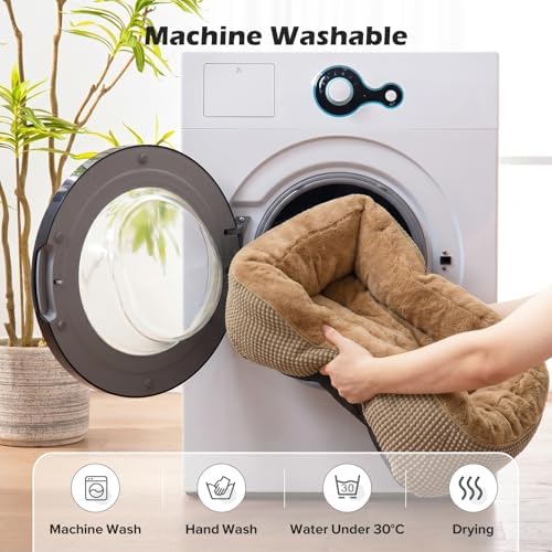 INVENHO Large Dog Bed, Washable Orthopedic Warming Soft Sleeping Durable - Image 6