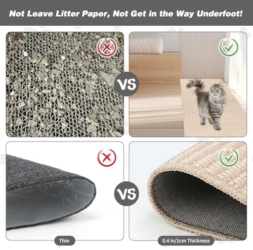 FHTONGE Extra Tall Thickened Cat Wall Climbing Carpet - Image 5