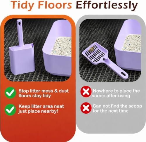Cat Pooper Scooper, 2 in 1 Cat Litter Scoop - Image 4