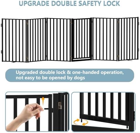 Full Metal Freestanding Dog Gates - Image 4