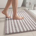 Chenille Bathroom Rug Non Slip Washable, Absorbent Bath Mat by Unknown