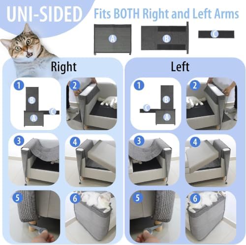 Oroonoko Cat Scratch Couch Protector, Couch Protector from Cat Claws - Image 6