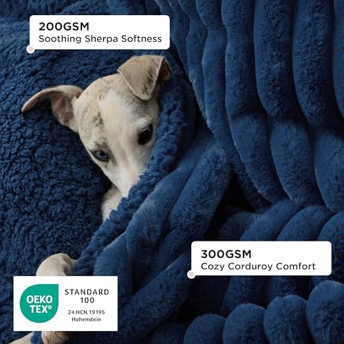 Bedsure ComfyFleece® Waterproof Dog Blankets - Image 2