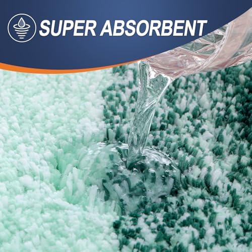 OLANLY Luxury Toilet Rugs U-Shaped 24x20, Soft Absorbent Microfiber Mat - Image 4