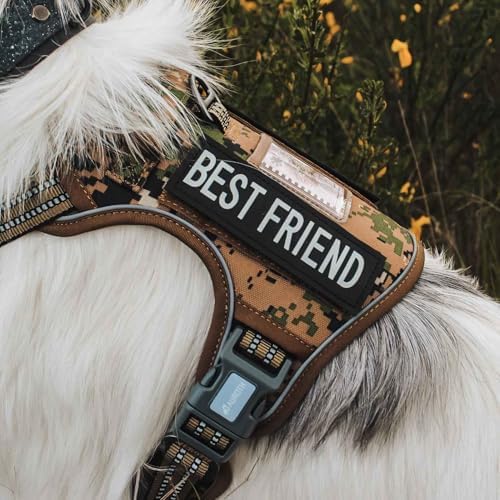 AUROTH Dog Harness for Large Dogs, No Pull Tactical Dog Vest Heavy Duty - Image 6