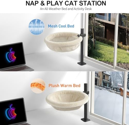 Cat Desk Bed, Reversible Cat Hammock - Image 5
