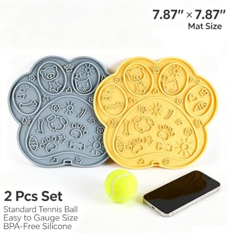Dog Lick Mat, Silicone Paw Slow Feeder - Image 5