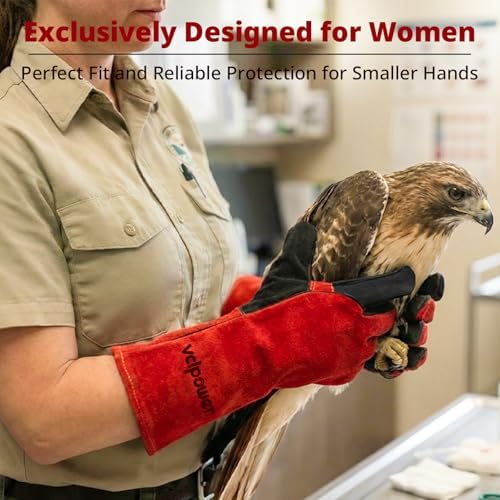 vclpower Animal handling Gloves 16-inch Leather - Image 2