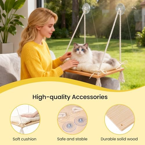 Cat Window Perch, Suction Cup Window Hammock Seat Beds - Image 4