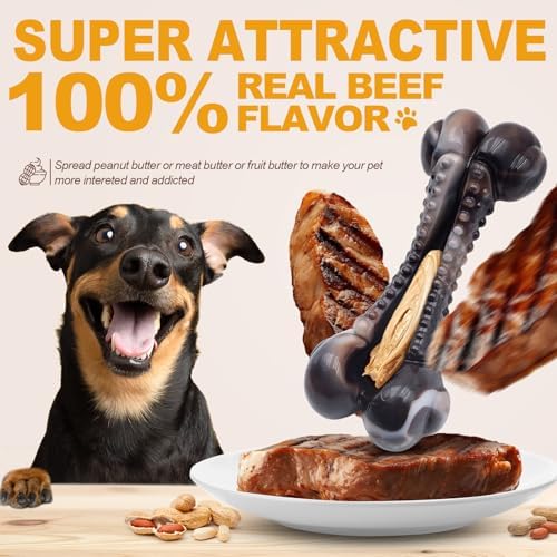 Dog Chew Toys for Aggressive Chewers, Durable Tough Nylon Dog Toys To Keep Them - Image 3