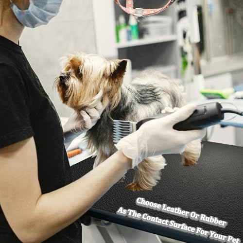 24 X 48inch Non-Slip Rubber Dog Grooming Mat, Portable Soft Pet Grooming Table - Image 2