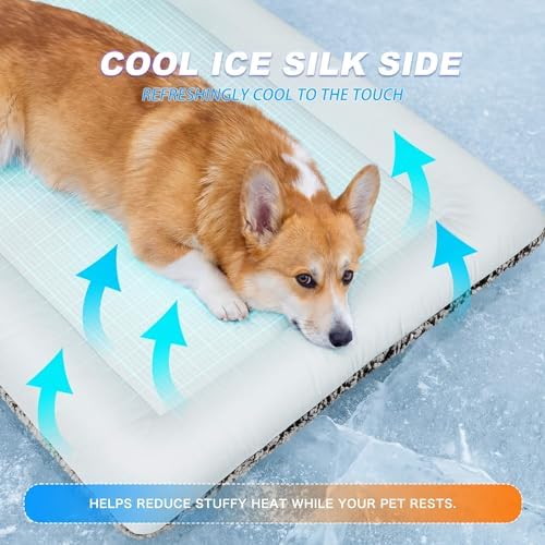 Self Warming Cat Bed, Reversible Cooling Mat - Image 4