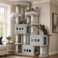 Gitelsnour Sturdy Cat Tree Tower, 3 XXL Condos by Gitelnour