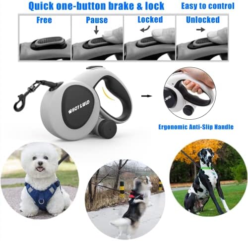 16 ft Retractable Dog Leash - Image 4