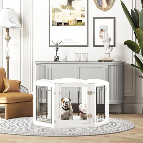 PAWLAND 6 Panels Dog Gate Indoor - Image 2