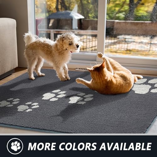 Timo Dog Door Mat for Muddy Paws, Low-Profile Washable Entryway Rug, Non-Slip - Image 5