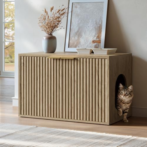 Evermagin 31.5" Cat Litter Box Enclosure Furniture by Evermagin