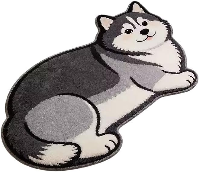 3D Realistic Dog Shaped Bath Mat & Floor Rug by MOFABIA