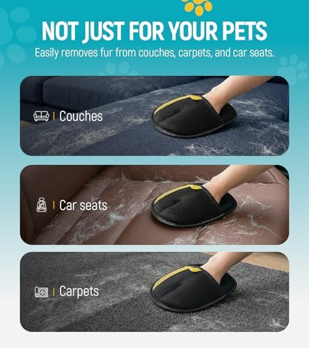 Pet Hair Removal Glove for Cat & Dog, Reusable Electrostatic Hair Remover - Image 6