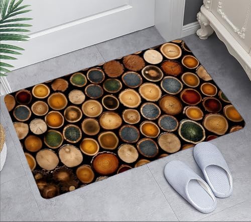 Memory Foam Bath Mat Flannel Non-Slip Floor Carpet 29x17in - Image 5