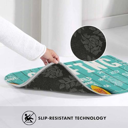 Surfing Vintage Style Bath Mats - Image 5