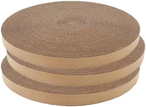 Cat Scratching Board for Indoor Cats, Scratch Pad Pro for Cats, Round Cat by Unknown